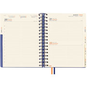Foto de Agenda Ejecutiva Finocam Tempus Azul 19X22Cm Día Por Página 26 