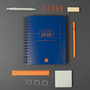 Foto de Agenda Ejecutiva Finocam Tempus Azul 19X22Cm Día Por Página 26 