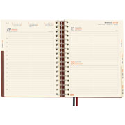 Foto de Agenda Ejecutiva Finocam Tempus Burdeos 19X22Cm Día Por Página 26 