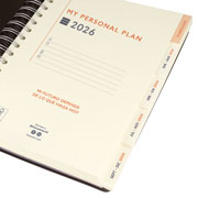 Foto de Agenda Ejecutiva Finocam Tempus Burdeos 19X22Cm Día Por Página 26 