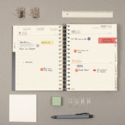 Foto de Agenda Ejecutiva Finocam Tempus Negro 19X22Cm Día Por Página 26 