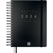 Foto de Agenda ejecutiva Finocam Tempus19X22cm Negro 