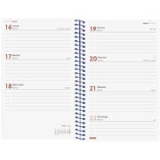 Foto de Agenda Ejecutiva Finocam Year Azul 12X18Cm Semana A La Vista Horizontal 26 