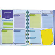 Foto de Agenda escolar Danpex Arcoiris 17x22cm 23/24 