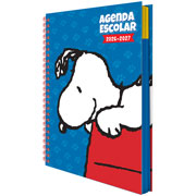 Foto de Agenda Escolar Danpex Snoopy 17x22 cm Ciclo 26-27 Azul 