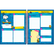 Foto de Agenda Escolar Danpex Snoopy 17x22 cm Ciclo 26-27 Azul 