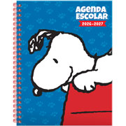Foto de Agenda Escolar Danpex Snoopy 17x22 cm Ciclo 26-27 Azul 