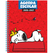 Foto de Agenda Escolar Danpex Snoopy 17x22 cm Ciclo 26-27 Rojo 