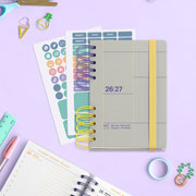 Foto de Agenda Escolar Miquelrius B2B Dia Por Pagina 2026-2027 Gris 
