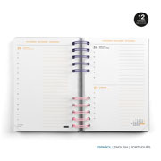 Foto de Agenda Escolar Miquelrius B2B Dia Por Pagina 2026-2027 Malva 