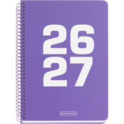 Foto de Agenda Escolar Miquelrius Basic Semana Vista 2026-2027 Lila 
