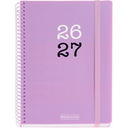 Foto de Agenda Escolar Miquelrius Coll Dia Por Pagina 2026-2027 Lila 