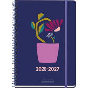 Foto de Agenda Escolar Miquelrius Flower Pot Semana Vista 2026-2027 