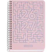 Foto de Agenda Escolar Miquelrius Schoo Dia Por Pagina 2026-2027 Rosa 