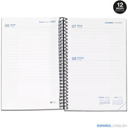 Foto de Agenda Escolar Mqr Activa Coll Dia Por Pagina 25/26 Negro 