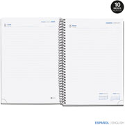 Foto de Agenda Escolar Mqr Plus Basic Dia Por Pagina 25/26 Malva 