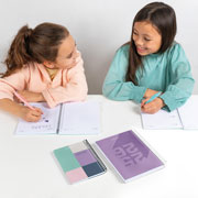 Foto de Agenda Escolar Mqr Plus Basic Dia Por Pagina 25/26 Malva 
