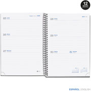 Foto de Agenda Escolar Mqr Plus Coll Semana A La Vista 24/25 Azul 