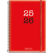 Foto de Agenda Escolar Mqr Plus Coll Semana A La Vista 24/25 Rojo 