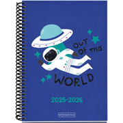 Foto de Agenda Escolar Mqr Plus Space Semana A La Vista 25/26 