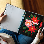 Foto de Agenda Escolar The Happy Planner 18M 24.9x24.1cm Seasonal Florals  