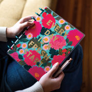 Foto de Agenda Escolar The Happy Planner 18M 24.9x24.1cm Seasonal Florals  