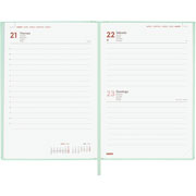 Foto de Agenda Finocam London Ejecutiva Diaria 15x21cm Menta 