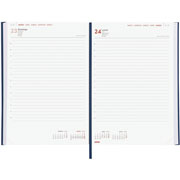 Foto de Agenda Finocam Milano Ejecutiva Diaria 17x25cm Azul 