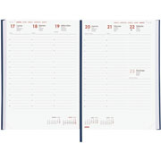 Foto de Agenda Finocam Milano Ejecutiva Semanal 17x25cm Azul 