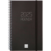 Foto de Agenda Finocam Opaque Ejecutiva Semanal 13x18.1cm Negro 