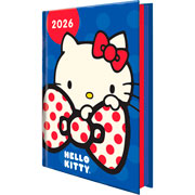 Foto de Agenda Hello Kitty Azul 13X18Cm Dia Por Pagina 2026 Danpex 