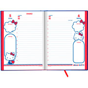 Foto de Agenda Hello Kitty Azul 13X18Cm Dia Por Pagina 2026 Danpex 