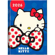 Foto de Agenda Hello Kitty Azul 13X18Cm Dia Por Pagina 2026 Danpex 