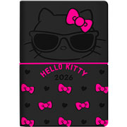Foto de Agenda Hello Kitty Neg14.5X20Cm Dia Por Pagina 2026 Danpex 