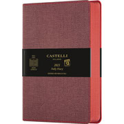 Foto de Agenda juvenil Castelli Maple Red 13x21cm 