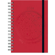 Foto de Agenda Juvenil Castelli Monza 15x21cm rojo 