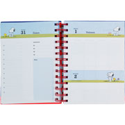 Foto de Agenda Juvenil Danpex Snoopy Azul Dia Por Pagina 2025 