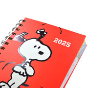 Foto de Agenda Juvenil Danpex Snoopy Roja Dia Por Pagina 2025 