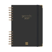 Foto de Agenda Juvenil Finocam Alma 15x21 cm Negro Dia por Pagina 2027 