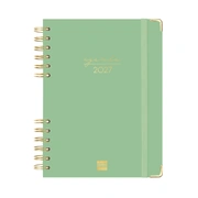 Foto de Agenda Juvenil Finocam Alma 15x21 cm Verde Dia por Pagina 2027 