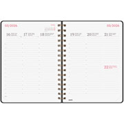 Foto de Agenda Juvenil Finocam Alma Black 17X22Cm Semana A La Vista 26 
