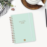 Foto de Agenda Juvenil Finocam Alma Menta 18X22Cm Día Por Página 26 