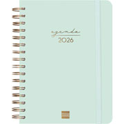 Foto de Agenda Juvenil Finocam Alma Menta 18X22Cm Día Por Página 26 