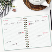 Foto de Agenda Juvenil Finocam Alma Mint 17X22Cm Semana A La Vista Vertical 26 