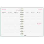 Foto de Agenda Juvenil Finocam Alma Mint 17X22Cm Semana A La Vista Vertical 26 