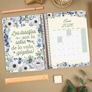 Foto de Agenda Juvenil Finocam Cloe Marron 17X21Cm Día Por Página 26 