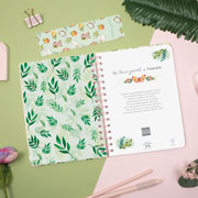 Foto de Agenda Juvenil Finocam Flower Rosa 17X22Cm Semana A La Vista Horizontal 26 
