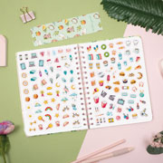 Foto de Agenda Juvenil Finocam Flower Rosa 17X22Cm Semana A La Vista Horizontal 26 