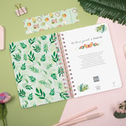 Foto de Agenda Juvenil Finocam Flower Rosa 18X22Cm Día Por Página 26 