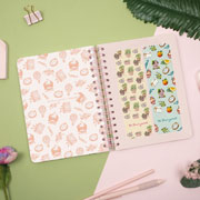 Foto de Agenda Juvenil Finocam Flower Rosa 18X22Cm Día Por Página 26 
